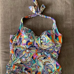 Croft & Barrow tropical print tanking top